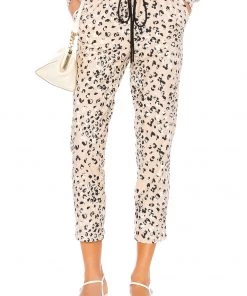 Discount 👍 Camila Coelho Wren Pant In Tan Leopard ⌛