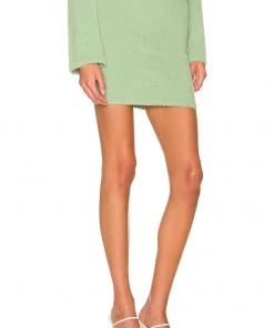 Promo ⌛ Camila Coelho Raquel Skirt In Light Green 💯 -Camila Coelho Store COEL WQ100 V2