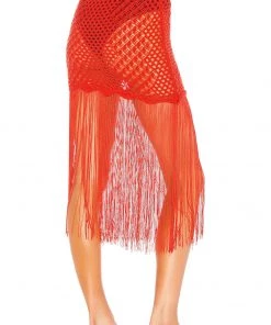 Best Pirce β Camila Coelho Ipanema Crochet Skirt In Coral Red π 8 Best Pirce β Camila Coelho Ipanema Crochet Skirt In Coral Red π -Camila Coelho Store COEL WQ1 V3