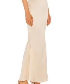Cheap 🔥 Camila Coelho Jaida Maxi Skirt In Vanilla 👏 -Camila Coelho Store COEL WQ39 V2
