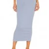 Buy 🛒 Camila Coelho Logan Midi Skirt In Baby Blue 🌟 -Camila Coelho Store COEL WQ51 V1