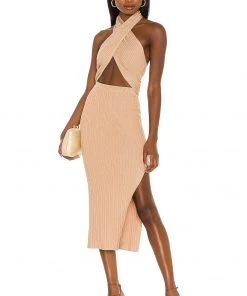 Brand new ✨ Camila Coelho Lyon Skirt In Tan ✨ -Camila Coelho Store COEL WQ64 V4