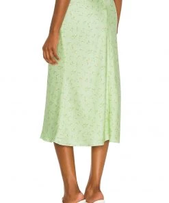Wholesale ⭐ Camila Coelho Gysele Midi Skirt In Sage Delilah ✨ -Camila Coelho Store COEL WQ66 V3