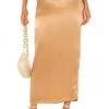 Deals ⭐ Camila Coelho Selina Maxi Skirt In Toffee 🎉 -Camila Coelho Store COEL WQ73 V1