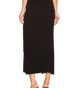 Best Pirce 🔔 Camila Coelho Macadamia Skirt In Black 👏 -Camila Coelho Store COEL WQ76 V3