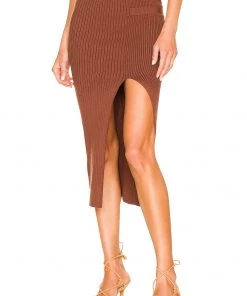 Wholesale ⭐ Camila Coelho Ellis Skirt In Nutmeg 🛒