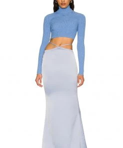Promo βοΈ Camila Coelho Jaida Maxi Skirt In Dusty Blue π 9 Promo βοΈ Camila Coelho Jaida Maxi Skirt In Dusty Blue π -Camila Coelho Store COEL WQ91 V4