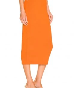 Deals 🤩 Camila Coelho Dominic Skirt In Orange 👍 -Camila Coelho Store COEL WQ97 V2