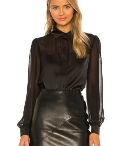 Best Pirce 💯 Camila Coelho Ida Top In Black ⌛ -Camila Coelho Store COEL WS100 V2