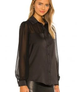 Best Pirce 💯 Camila Coelho Ida Top In Black ⌛ -Camila Coelho Store COEL WS100 V3