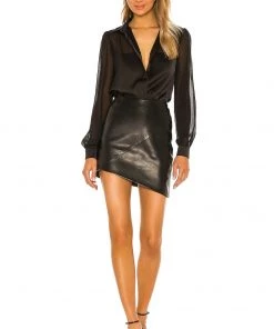 Best Pirce 💯 Camila Coelho Ida Top In Black ⌛ -Camila Coelho Store COEL WS100 V5