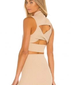 Outlet 😀 Camila Coelho Eliza Top In Beige ⌛