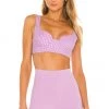 New ❤️ Camila Coelho Demi Crop Top In Pink Lilac 🧨 -Camila Coelho Store COEL WS115 V1