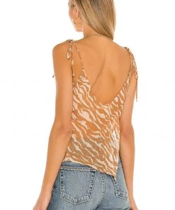 Brand new π― Camila Coelho Tati Cowl Cami In Brown Zebra π€© 10 Brand new π― Camila Coelho Tati Cowl Cami In Brown Zebra π€© -Camila Coelho Store COEL WS117 V4