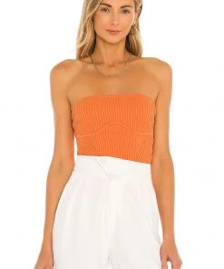 Buy 😍 Camila Coelho Hazel Tube Top In Sienna Sunset 💯