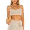Best Sale 🔥 Camila Coelho Mimmi Cropped Tank In Toffee 💯