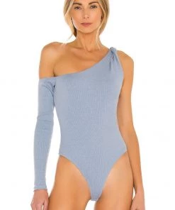 Hot Sale 🔥 Camila Coelho Dawn Bodysuit In Baby Blue 😀 -Camila Coelho Store COEL WS121 V2