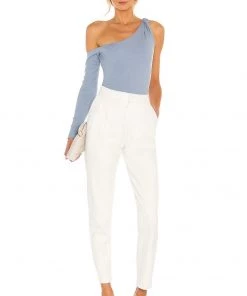 Hot Sale 🔥 Camila Coelho Dawn Bodysuit In Baby Blue 😀 -Camila Coelho Store COEL WS121 V5