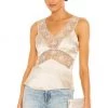 Best Sale 👏 Camila Coelho Delaney Top In Champagne 😀 2 Best Sale 👏 Camila Coelho Delaney Top In Champagne 😀 -Camila Coelho Store COEL WS122 V1