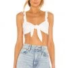 Hot Sale 👏 Camila Coelho Sophia Crop Top In Ivory ✨