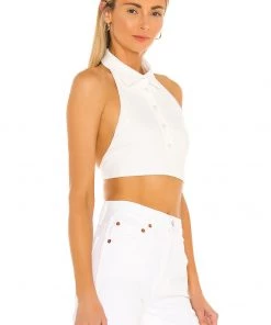 Flash Sale ⭐ Camila Coelho Briella Crop Tank In Ivory ❤️ -Camila Coelho Store COEL WS130 V2