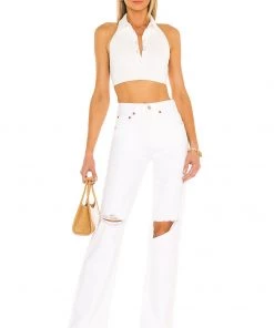 Flash Sale ⭐ Camila Coelho Briella Crop Tank In Ivory ❤️ -Camila Coelho Store COEL WS130 V4