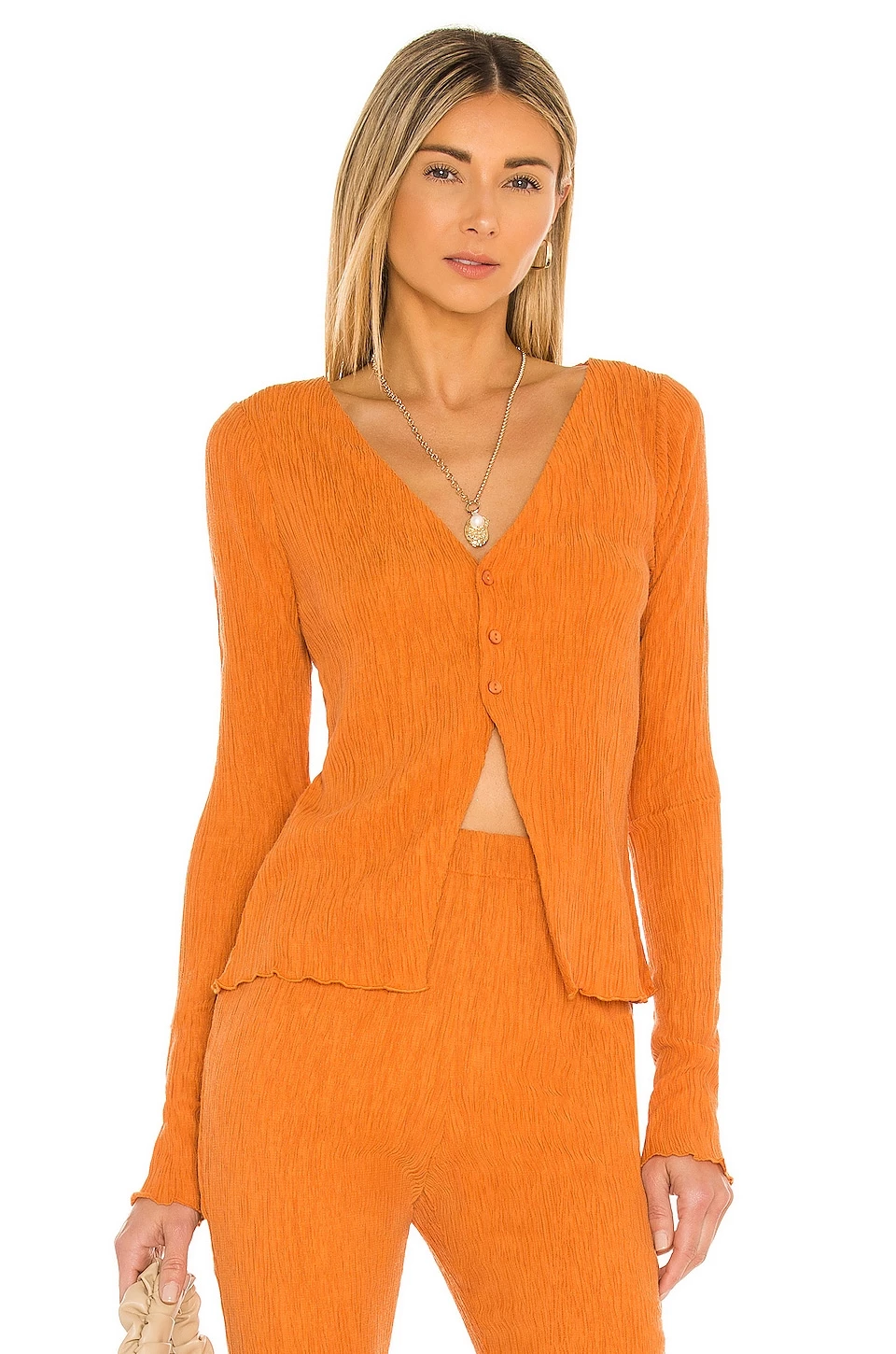 Deals π Camila Coelho Tais Long Sleeve Top In Sunset Orange π€© 3 Deals π Camila Coelho Tais Long Sleeve Top In Sunset Orange π€©