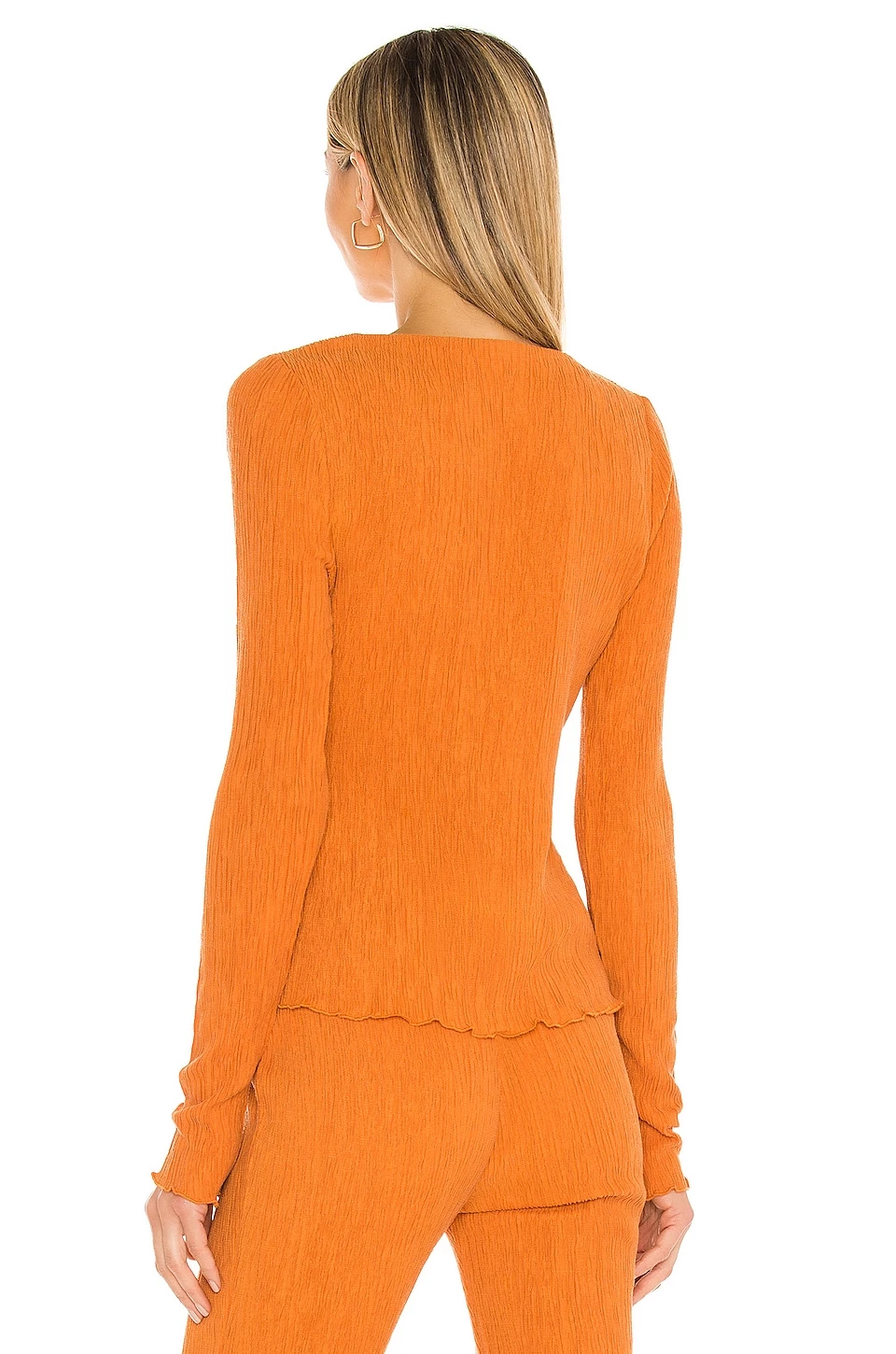 Deals π Camila Coelho Tais Long Sleeve Top In Sunset Orange π€© 5 Deals π Camila Coelho Tais Long Sleeve Top In Sunset Orange π€© - Image 3