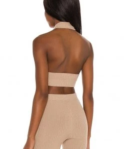 Promo ❤️ Camila Coelho Alessia Top In Taupe 😍 -Camila Coelho Store COEL WS140 V3