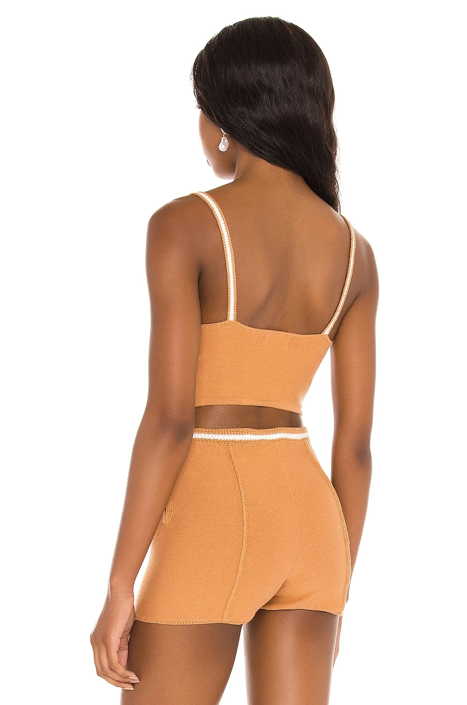 Budget β Camila Coelho Claudine Crochet Top In Tan & White π― 5 Budget β Camila Coelho Claudine Crochet Top In Tan & White π― - Image 3