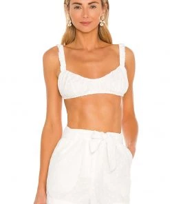 New 🤩 Camila Coelho Dari Bralette In White ⭐