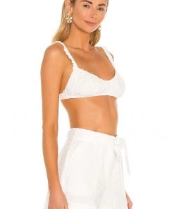 New 🤩 Camila Coelho Dari Bralette In White ⭐ -Camila Coelho Store COEL WS142 V2