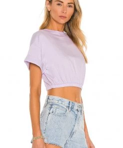 Promo 😍 Camila Coelho Alia Top In Pale Lavender 🧨 -Camila Coelho Store COEL WS143 V2