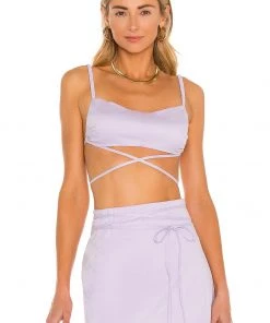 Best Pirce ✔️ Camila Coelho Tori Bralette In Pale Lavender ⭐