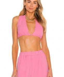 Brand new 🛒 Camila Coelho Devon Crop Top In Hot Pink 🛒