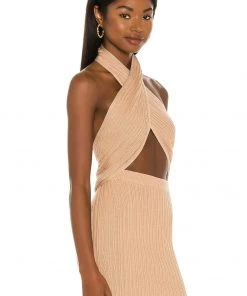 Best deal ⌛ Camila Coelho Lyon Top In Tan 😍 -Camila Coelho Store COEL WS147 V2