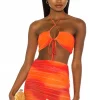 Top 10 π Camila Coelho Kelly Top In Orange Tie Dye π 2 Top 10 π Camila Coelho Kelly Top In Orange Tie Dye π -Camila Coelho Store COEL WS148 V1