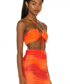 Top 10 π Camila Coelho Kelly Top In Orange Tie Dye π 7 Top 10 π Camila Coelho Kelly Top In Orange Tie Dye π -Camila Coelho Store COEL WS148 V2