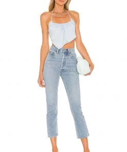 Best Pirce 👍 Camila Coelho Levi Cami In Pale Blue 🔥 -Camila Coelho Store COEL WS153 V4