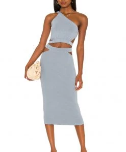 Best Pirce ❤️ Camila Coelho Dominic Top In Muted Blue 🌟 -Camila Coelho Store COEL WS155 V4