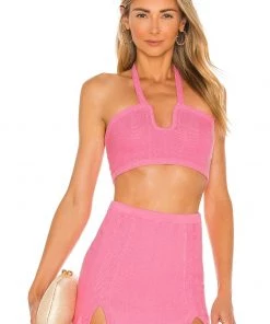 Best deal 🛒 Camila Coelho Marlena Top In Pink 😍