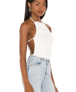 Wholesale ❤️ Camila Coelho Terry Tank Top In White 🔔 -Camila Coelho Store COEL WS161 V2