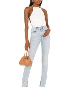 Wholesale ❤️ Camila Coelho Terry Tank Top In White 🔔 -Camila Coelho Store COEL WS161 V4