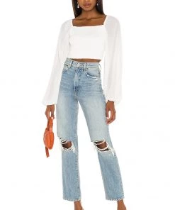 Outlet ✔️ Camila Coelho Poesia Top In White ✨ 9 Outlet ✔️ Camila Coelho Poesia Top In White ✨ -Camila Coelho Store COEL WS164 V4