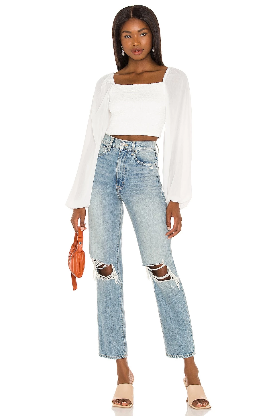 Outlet ✔️ Camila Coelho Poesia Top In White ✨ 6 Outlet ✔️ Camila Coelho Poesia Top In White ✨ - Image 4