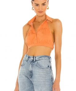 Best Pirce 🛒 Camila Coelho Maddie Top In Peach ⌛