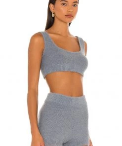 Coupon 🎁 Camila Coelho Toni Knit Top In Slate 🤩 -Camila Coelho Store COEL WS171 V2