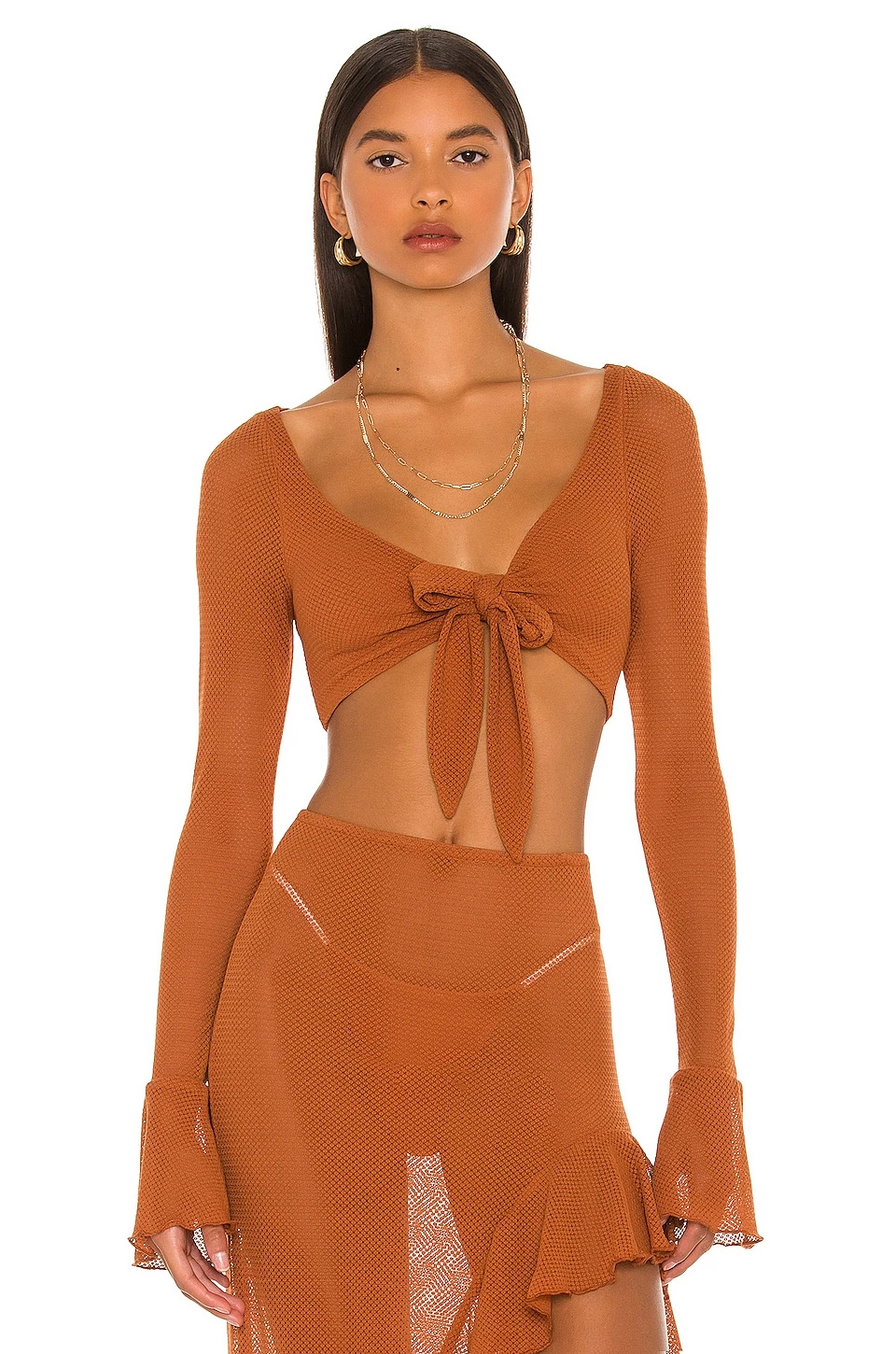 Flash Sale π Camila Coelho Shirlie Crop Top In Hazel Brown β¨ 3 Flash Sale π Camila Coelho Shirlie Crop Top In Hazel Brown β¨