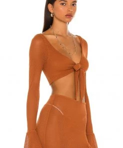 Flash Sale π Camila Coelho Shirlie Crop Top In Hazel Brown β¨ 7 Flash Sale π Camila Coelho Shirlie Crop Top In Hazel Brown β¨ -Camila Coelho Store COEL WS174 V2