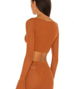 Flash Sale π Camila Coelho Shirlie Crop Top In Hazel Brown β¨ 8 Flash Sale π Camila Coelho Shirlie Crop Top In Hazel Brown β¨ -Camila Coelho Store COEL WS174 V3